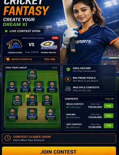 RS9 (rs9 bet) fantasy cricket & matchday visual 3